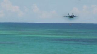 Blue Angels Sneak Pass Pensacola Beach 7/7/22