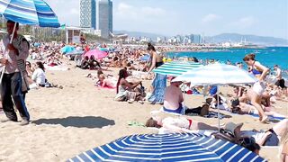 Barcelona beach walk/ beach Sant Sebastia