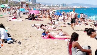 Barcelona beach walk/ beach Sant Sebastia