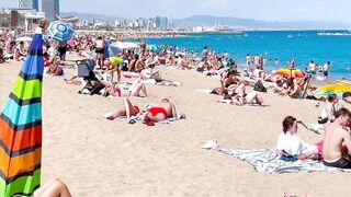 Barcelona beach walk/ beach Sant Sebastia