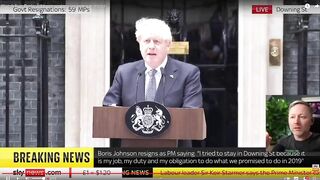 Limmy reacts to Boris Johnson's resignation LIVE on stream