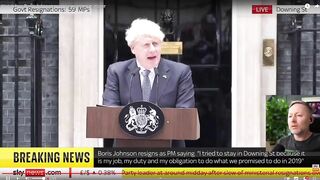 Limmy reacts to Boris Johnson's resignation LIVE on stream