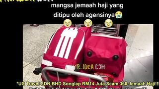 HACKER BONGKAR UC TRAVEL SONGLAP RM14 JUTA SCAM 360 JEMAAH HAJI | DUIT PAKCIK GADAI KERBUN HANGUS