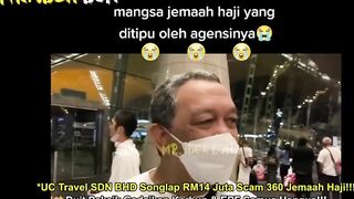 HACKER BONGKAR UC TRAVEL SONGLAP RM14 JUTA SCAM 360 JEMAAH HAJI | DUIT PAKCIK GADAI KERBUN HANGUS