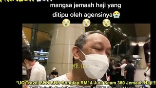 HACKER BONGKAR UC TRAVEL SONGLAP RM14 JUTA SCAM 360 JEMAAH HAJI | DUIT PAKCIK GADAI KERBUN HANGUS