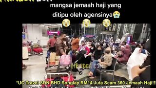 HACKER BONGKAR UC TRAVEL SONGLAP RM14 JUTA SCAM 360 JEMAAH HAJI | DUIT PAKCIK GADAI KERBUN HANGUS