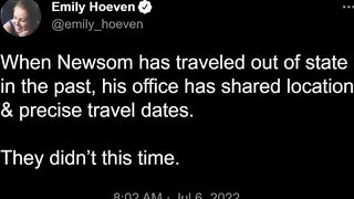 Newsom Violates His Own Self-Righteous Ban on State-Funded Travel