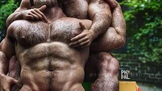 THICK AND HEAVY HAIRYMEN PHYSIQUE BODYBUILDERS, FITNESS MODELS PLUS MUSCULAR MEN MOTIVATIONAL VIDEO