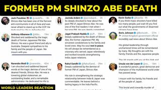 Celebrity Reaction On Shinzo Abe Death | Shinzo Abe Death | World Leaders Reaction | Shinzo Abe