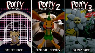 Poppy Playtime Chapter 1-3 - All Mini-Games