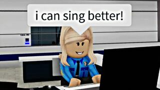 When you sing to a cop (meme) ROBLOX