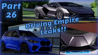 Driving Empire Leaks!! | New Update Leaks! | Part 26 (Roblox)