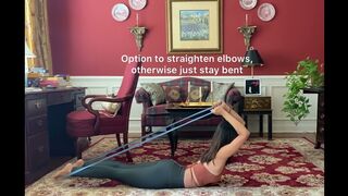 ????????‍♀️Resistance Band Stretching(part III)- For upper & lower body