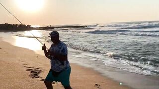 Fish On @ Umdloti Beach Fishing 10 July 2022