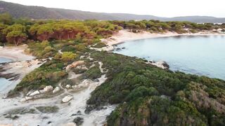 Karidi beach - Sithonia, Greece - 4K Drone Footage (DJI MINI 2)