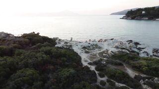 Karidi beach - Sithonia, Greece - 4K Drone Footage (DJI MINI 2)