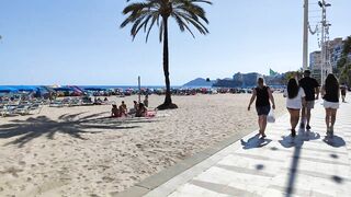 BENIDORM ???????? LEVANTE BEACH JULY 2022 Costa Blanca SPAIN Walking Tour 4K