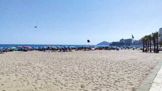 BENIDORM ???????? LEVANTE BEACH JULY 2022 Costa Blanca SPAIN Walking Tour 4K