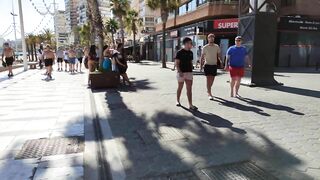 BENIDORM ???????? LEVANTE BEACH JULY 2022 Costa Blanca SPAIN Walking Tour 4K