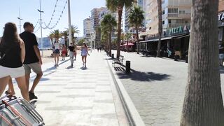 BENIDORM ???????? LEVANTE BEACH JULY 2022 Costa Blanca SPAIN Walking Tour 4K