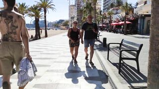 BENIDORM ???????? LEVANTE BEACH JULY 2022 Costa Blanca SPAIN Walking Tour 4K