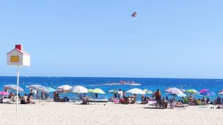 BENIDORM ???????? LEVANTE BEACH JULY 2022 Costa Blanca SPAIN Walking Tour 4K