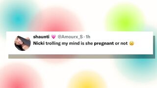 Nicki Minaj CONFIRMS PREGNANCY On Instagram Live…. Then Takes It Back