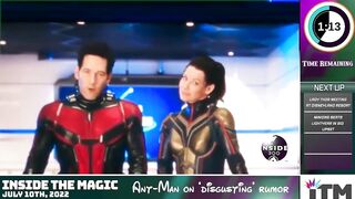 Paul Rudd's Ant-Man on Crawling up into Thanos • Disneyland's Instagram and Facebook get Hacked