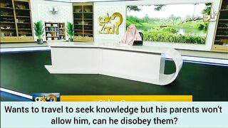 I want to travel to seek knowledge but my parents aren't allowing Can I disobey them Assim al hakeem