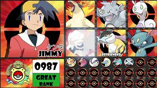 JIMMY / ケンタ POKEMON TEAM (IF HE TRAVEL TO HOENN AND JOIN TO THE POKEMON WORLD CHAMPIONSHIP)