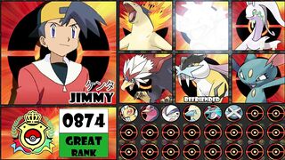 JIMMY / ケンタ POKEMON TEAM (IF HE TRAVEL TO HOENN AND JOIN TO THE POKEMON WORLD CHAMPIONSHIP)