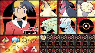 JIMMY / ケンタ POKEMON TEAM (IF HE TRAVEL TO HOENN AND JOIN TO THE POKEMON WORLD CHAMPIONSHIP)