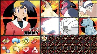 JIMMY / ケンタ POKEMON TEAM (IF HE TRAVEL TO HOENN AND JOIN TO THE POKEMON WORLD CHAMPIONSHIP)