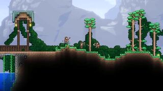 Terraria Story of Red Cloud Mod Trailer - The First Open World Mod