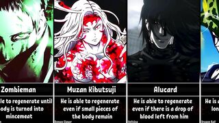 Anime Characters With Insanely Broken Regeneration