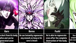 Anime Characters With Insanely Broken Regeneration