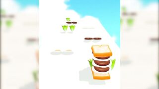 Sandwich Runner Gameplay All Levels New Update Mobile Games iOS Gaming XSKIFHH