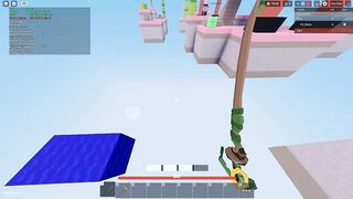 Longest Yuzi Dash.. (15 blocks) ???? roblox bedwars