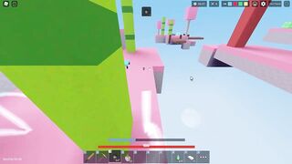 this INVISIBLE glitch is OP..????????????- Roblox Bedwars #shorts