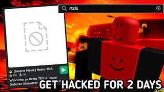 Retro Tower Defense Simulator Get Hacked Moment! - Roblox