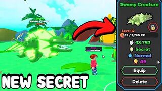 ????????NEW SWAMP CREATURE SECRET PET In Tapping Legends X I Roblox