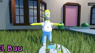 CONOZCO a LOS SIMPSON en ROBLOX ???? PERO LES CAIGO MAL ????