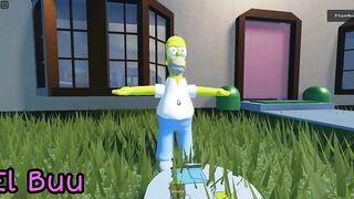 CONOZCO a LOS SIMPSON en ROBLOX ???? PERO LES CAIGO MAL ????