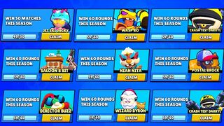 Brawl Stars All Power League Rewards | Season 1-9