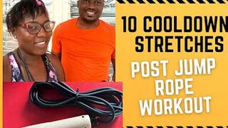 Quick 10 cold down stretches after jump rope workout