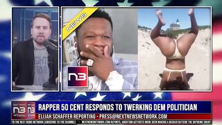 Rapper 50 Cent GIVES Twerking Dem Politician Taste Of Her Own Medicine