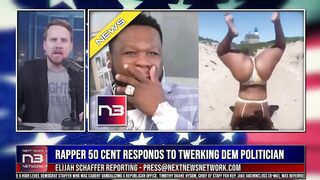 Rapper 50 Cent GIVES Twerking Dem Politician Taste Of Her Own Medicine