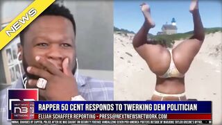 Rapper 50 Cent GIVES Twerking Dem Politician Taste Of Her Own Medicine