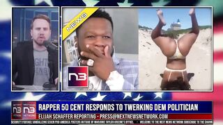 Rapper 50 Cent GIVES Twerking Dem Politician Taste Of Her Own Medicine