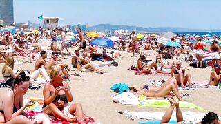 Barcelona beach walk/ beach Sant Miquel ????️walking Spain best beaches